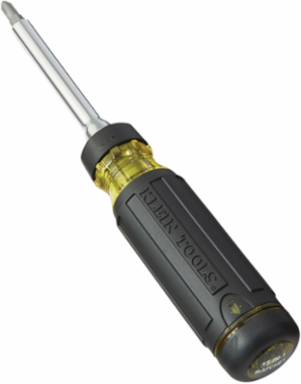 15-in-1 Ratcheting Screwdriver with Cushion Grip Handle, 8.71 Inch Length, 14 Bits