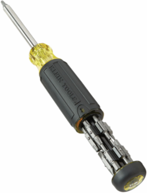 27-in-1 Magnetic Multi-Bit Tamperproof Screwdriver, 1/4 Inch Nut Driver, Cushion Grip