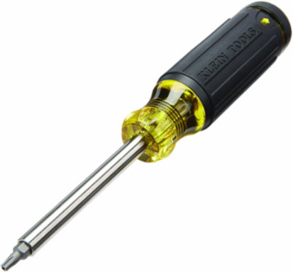 27-in-1 Magnetic Multi-Bit Tamperproof Screwdriver, 1/4 Inch Nut Driver, Cushion Grip