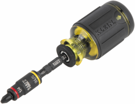 10-in-1 Impact-Rated Stubby Driver Set with Flip Socket