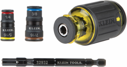 12-in-1 Impact Rated Stubby Driver Set with Flip Sockets