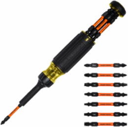 15-in-1 Ratcheting Impact-Rated Multi-Bit Torsion Zone Screwdriver