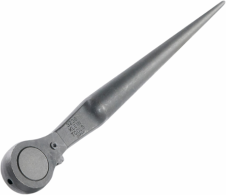 1/2 Inch Ratcheting Construction Wrench, 15 Inch Length, Steel Material
