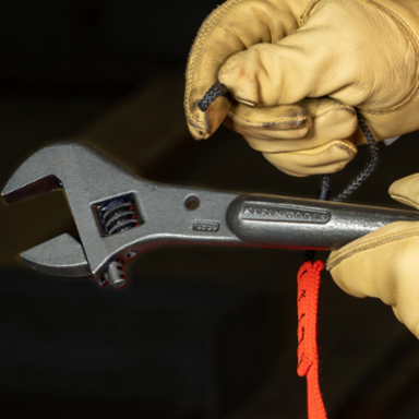 Adjustable Spud Wrench 16 Inch, 1-5/8 Inch Jaw Capacity, Tether Hole