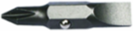 #1 Phillips & 1/4 Inch Slotted Screwdriver Bits, 2-Piece Set