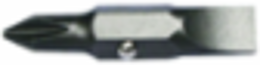 #1 Phillips & 1/4 Inch Slotted Screwdriver Bits, 2-Piece Set