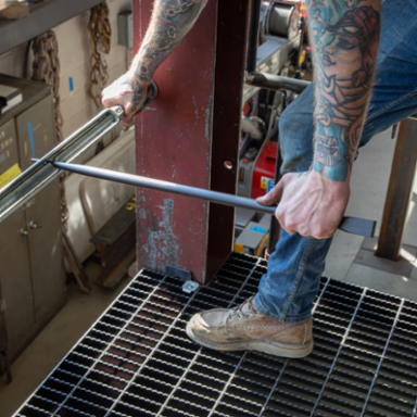 Connecting Bar 30 Inch Round, Straight Chisel-End, 3/4 Inch Hex
