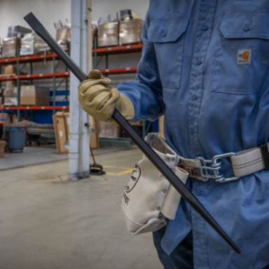 30-Inch Hex Connecting Bar with 15° Chisel End, 3/4 Inch Diameter