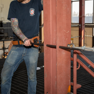 Round Connecting Bar 7/8 Inch Diameter, 36 Inch Length, 15 Degree Angle