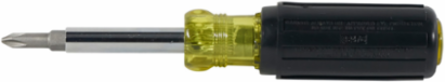 Multi-Bit Screwdriver Nut Driver 5-in-1 with Cushion Grip, 7.75 Inch Length