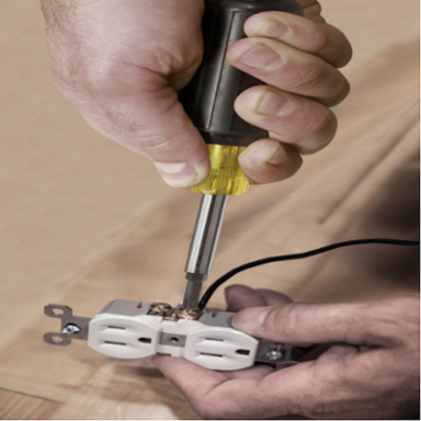 10-in-1 Multi-Bit Screwdriver/Nut Driver with Cushion Grip, 5/16" & 1/4" Sizes