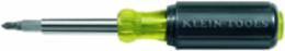 10-in-1 Multi-Bit Screwdriver/Nut Driver with Cushion Grip, 5/16" & 1/4" Sizes
