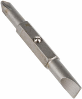 Replacement Bit #2 Phillips, 9/32 Inch Slotted, 5/16 Inch Hex Shank