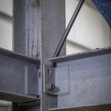 Round Connecting Bar 30 Inch x 7/8 Inch, 15 Degree Angle, 4.3 lbs