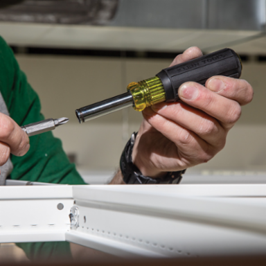 11-in-1 Magnetic Screwdriver/Nut Driver with 3 Nut Driver Sizes and Cushion Grip