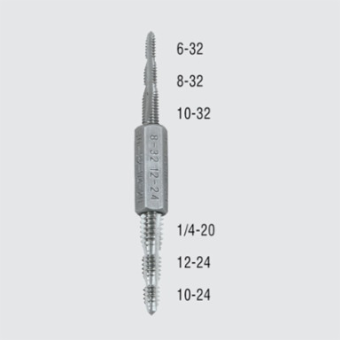 Replacement Tap, Double-Ended for Multi-Bit Tool, 6 Tap Sizes