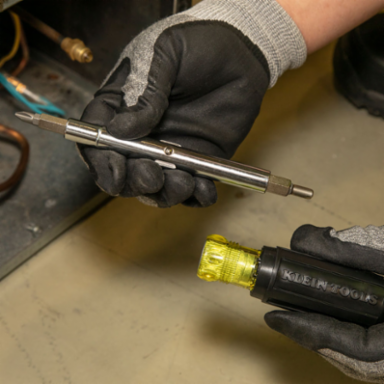 Multi-Bit Screwdriver, 11-in-1 with Cushion Grip Handle, Includes 3/8 Inch Nut Driver