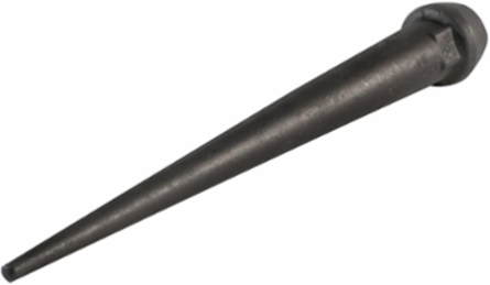 Broad-Head Bull Pin 1-1/4 Inch x 13-3/4 Inch, Heat-Treated Alloy Steel, 2.9 lbs