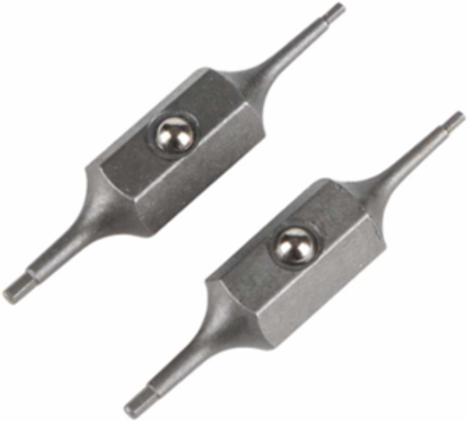 Replacement Bit 0.9 mm & 1.3 mm Hex, 2 Pack, Precision-Machined Tips