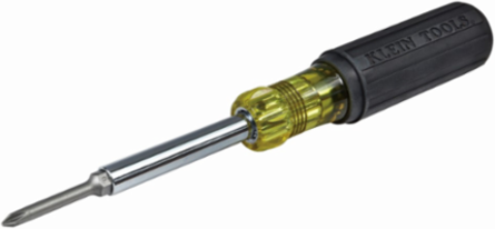 Extended Reach Multi-Bit Screwdriver & Nut Driver, 9.1 Inch Length, 6-in-1