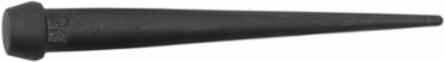 Broad-Head Bull Pin 1-1/16 Inch x 10 Inch, Heat-Treated Alloy Steel, 1.6 lbs