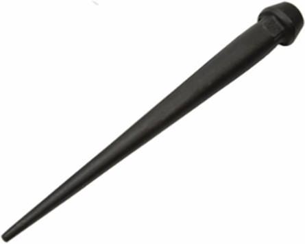 Broad Head Bull Pin, 1-1/16 Inch Diameter, 10 Inch Length, with Tether Hole