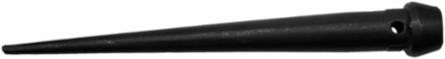 Broad Head Bull Pin, 1-1/16 Inch Diameter, 10 Inch Length, with Tether Hole