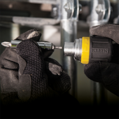 Multi-Bit Stubby Ratcheting Screwdriver, 6-in-1 with Cushion Grip Handle and Nut Drivers