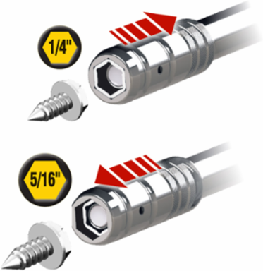 HVAC Slide Drive™ 8-in-1 Multi-Bit Screwdriver with 1/4" & 5/16" Nut Drivers