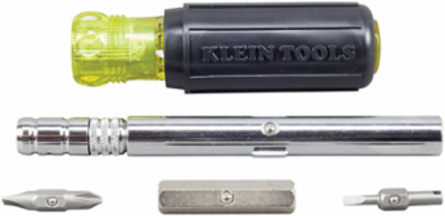 HVAC Slide Drive™ 8-in-1 Multi-Bit Screwdriver with 1/4" & 5/16" Nut Drivers