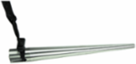 Bull Pin 1-5/16 Inch Stainless Steel with Tether Hole, 12 Inch Length