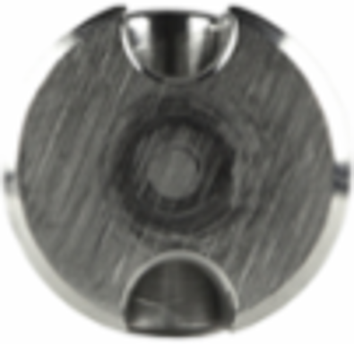 Bull Pin 1-5/16 Inch Stainless Steel with Tether Hole, 12 Inch Length