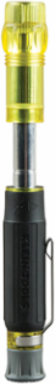 Multi-Bit Electronic Pocket Screwdriver 4-in-1, 6.625 Inch Length, Cushion Grip Handle
