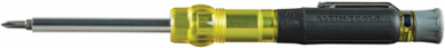 Multi-Bit Electronic Pocket Screwdriver 4-in-1, 6.625 Inch Length, Cushion Grip Handle