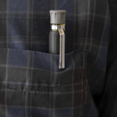 Multi-Bit Electronic Pocket Screwdriver 4-in-1, 6.625 Inch Length, Cushion Grip Handle