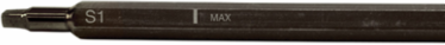 Adjustable-Length Screwdriver Blade, Square #1 & #2, 4" to 8" Length