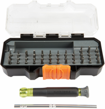 Precision Screwdriver Set with 39 Bits, Magnetic, Cushion Grip, 6.35 Inch