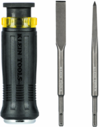 SDS Chisel Bit Set with Handle, 3-Piece