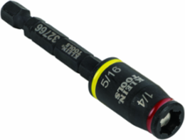 3-in-1 Impact Flip Socket, 1/4 Inch & 5/16 Inch, 3 Inch Length, Steel