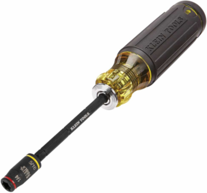 3-in-1 Impact Flip Socket, 1/4-Inch & 5/16-Inch, 5 Inch Length, Steel
