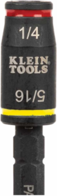 3-in-1 Impact Flip Socket, 1/4-Inch & 5/16-Inch, 5 Inch Length, Steel