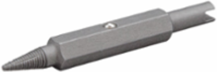 Schrader® Valve & Core Remover Bit, 0.9 Inch Width, Fits 15-in-1 Screwdrivers