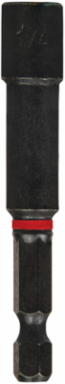 Pro Impact Power Bits 3-Pack, 1/4 Inch Hex Nut Drivers, S2 Steel, Impact Ready