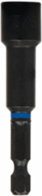 Pro Impact Power Bits 3-Pack, 3/8 Inch Nut Driver, S2 Steel, 2.65 Inch Length