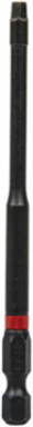 Pro Impact Power Bits 4-Pack, 4 Inch, S2 Steel, #2 Phillips & Square