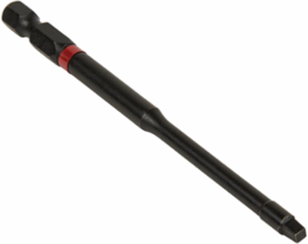 Pro Impact Power Bits 4-Pack, 4 Inch, S2 Steel, #2 Phillips & Square