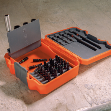 Pro Impact Power Bits Set, 1-1/4 Inch Length, S2 Steel, 7-Pack