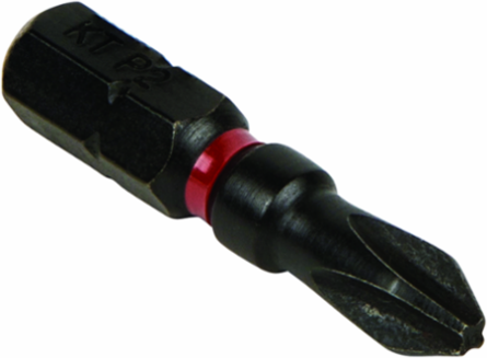 Pro Impact Power Bits, 5-Pack #2 Phillips, 1-1/4 Inch Long, S2 Steel