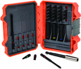 Pro Impact Power Bit Set, 26-Piece with 1-1/4 Inch Bits and S2 Steel Construction