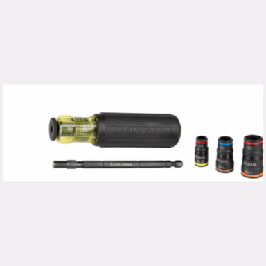 7-in-1 Impact Rated Flip Socket Set, 1/4-Inch Hex Sizes, Hardened Steel